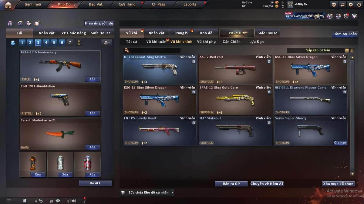 shop acc cf uy tin gia re